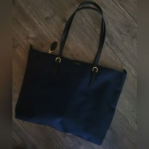 Ralph Lauren Navy Blue Nylon Shoulder Bag